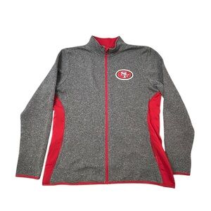 NFL Team Apparel Women’s San Francisco‎ 49ers Full Zip Jacket XL Football Fandom